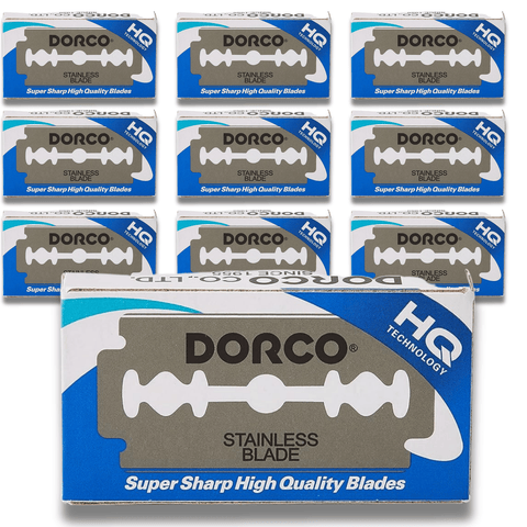 Dorco ST300 Double Edge Razor Blade 100ct Blue