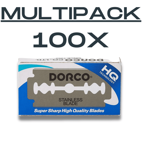 Dorco ST300 Double Edge Razor Blade 100ct Blue