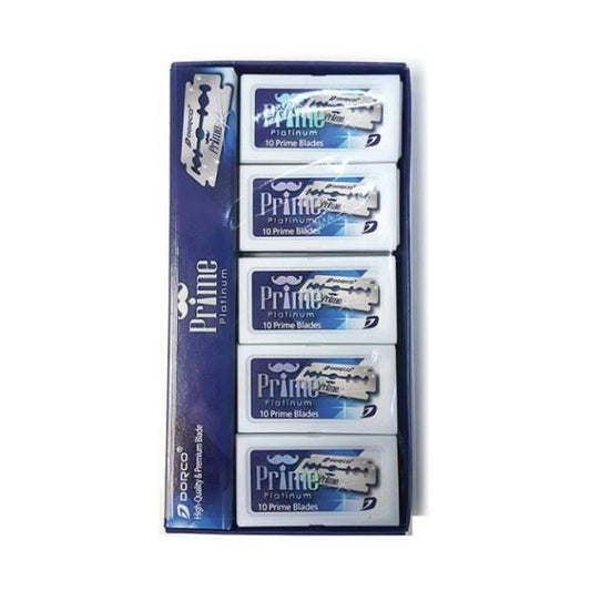 Dorco Prime Double Edge Razor Blades - 100ct