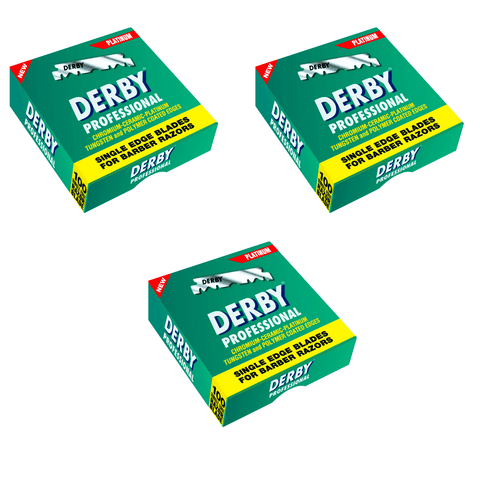 Derby Prof Single Edge Razor Blades 100ct