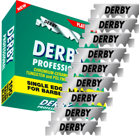 Derby Prof Single Edge Razor Blades 100ct