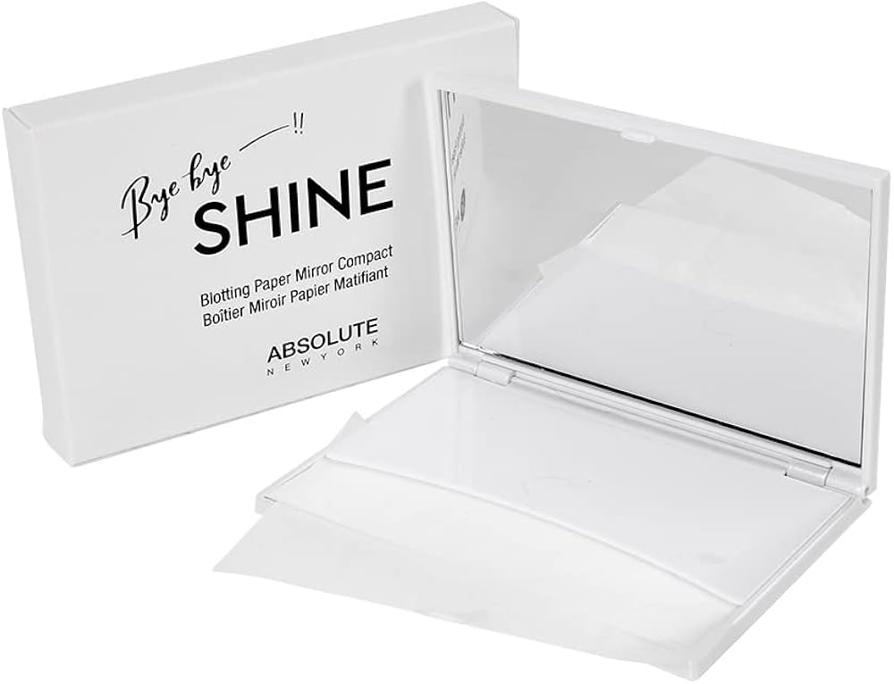 ABSOLUTE Bye Bye Shine Blotting Paper Mirror Compact