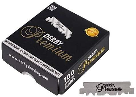 Derby Premium Single Edge Razor Blades 100 Pcs