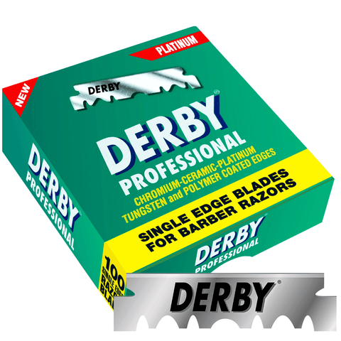 Derby Prof Single Edge Razor Blades 100ct