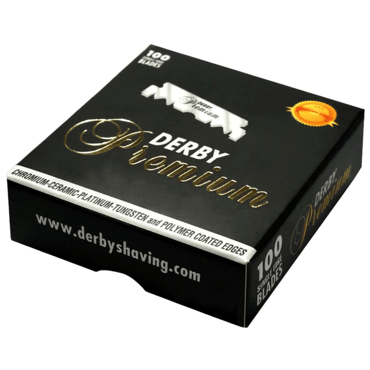 Derby Premium Single Edge Razor Blades 100 Pcs