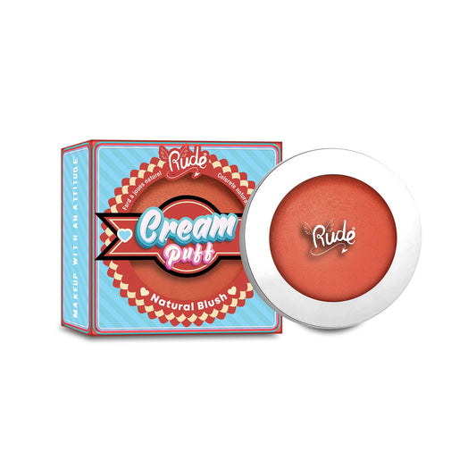 RUDE Cream Puff Natural Blush Display Set - 72 pcs