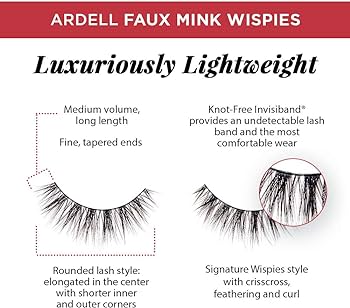 ARDELL Faux Mink Wispies 4 Pack