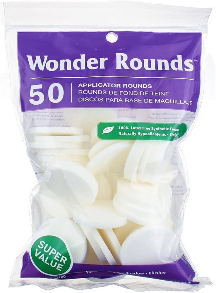 Wonder Wedge 50 Large Cosmetic Wedges - Large White