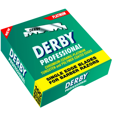 Derby Prof Single Edge Razor Blades 100ct