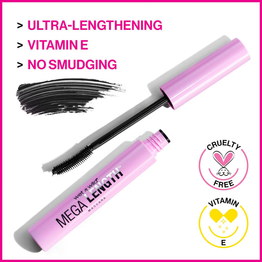 WET N WILD Mega Length Waterproof Mascara - Very Black