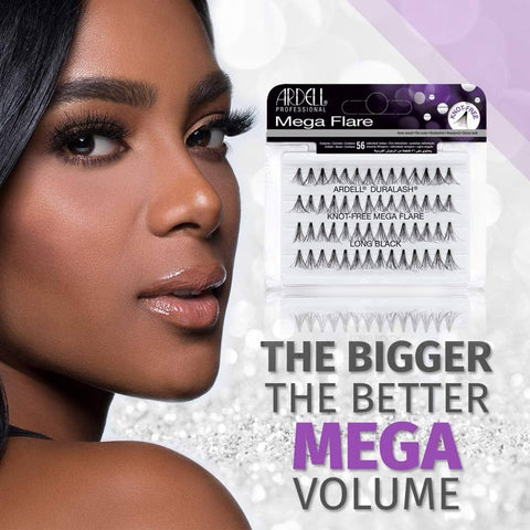 ARDELL Duralash Knot-Free Mega Flare Individual Black Lashes