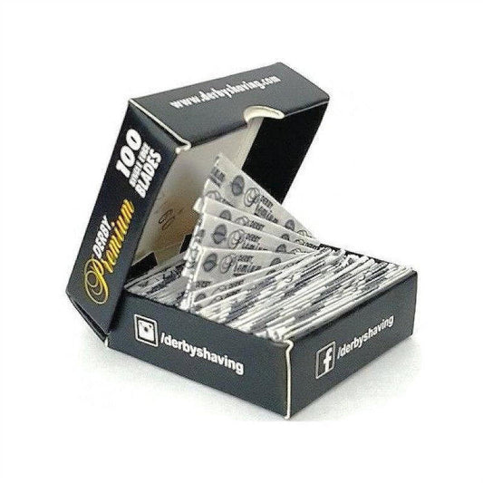 Derby Single Edge Razor Blades 100 pcs - Premium