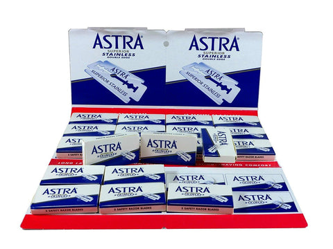 Astra Superior Stainless Double Edge Razor Blade, 100 Count