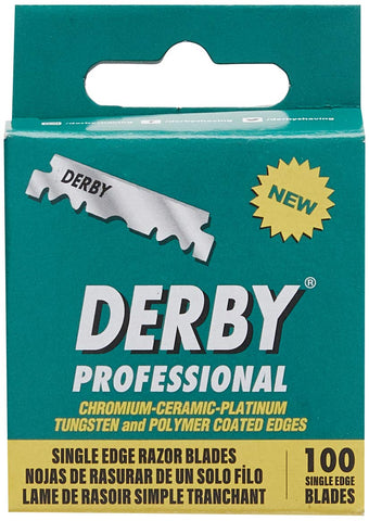 Derby Prof Single Edge Razor Blades Hanging