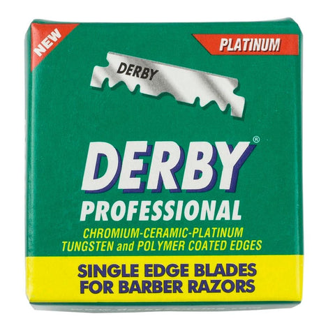 The Shave Factory Straight Edge Razor Kit (USA/Derby Professional Single Edge Razor Blades)