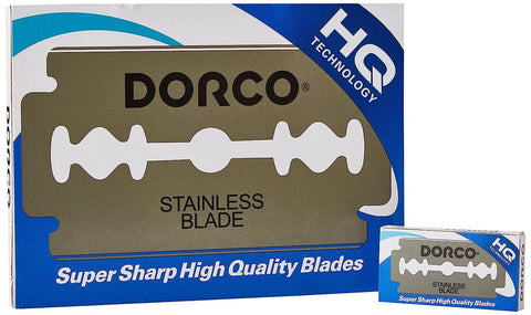 Dorco ST300 Double Edge Razor Blade 100ct Blue