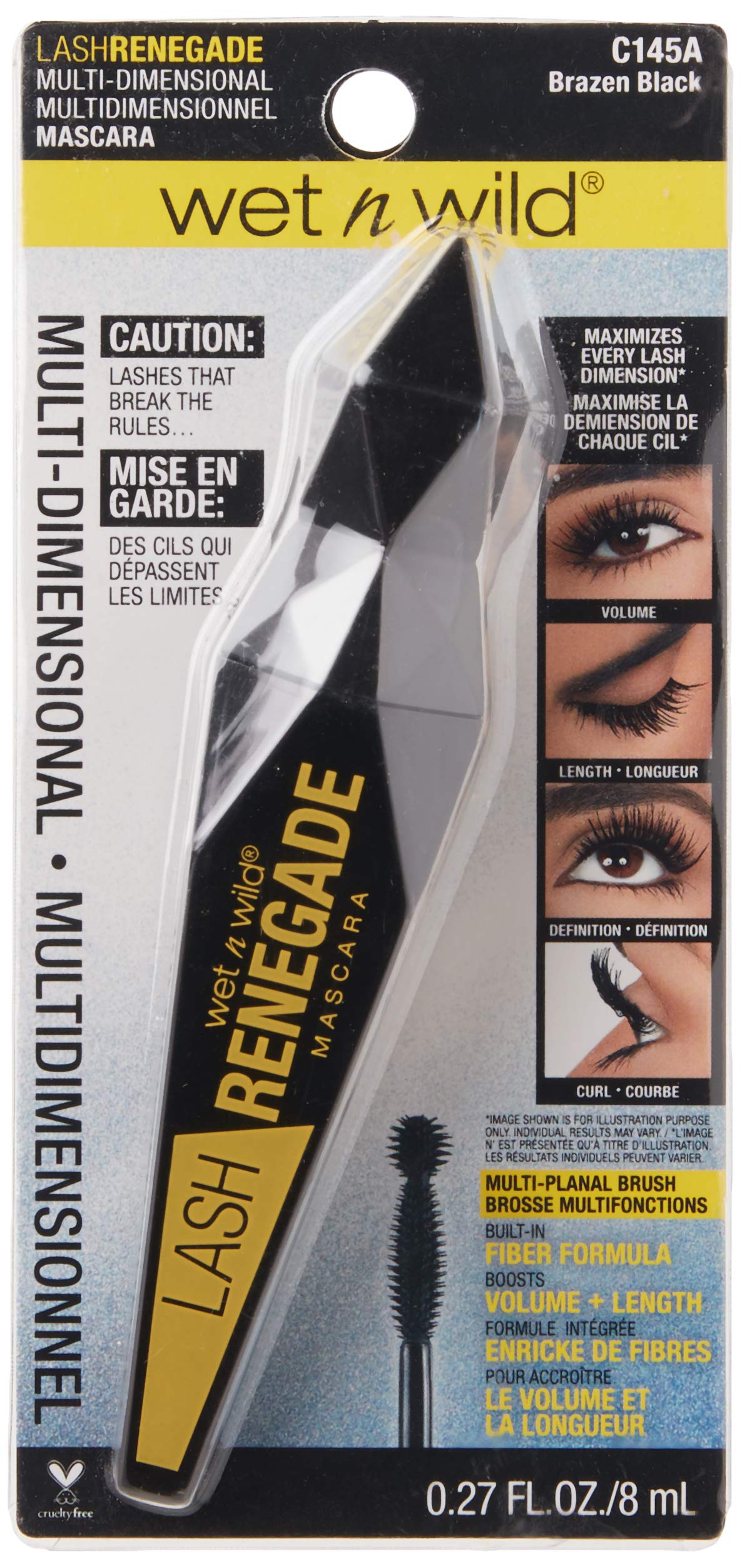 WET N WILD Lash Renegade Mascara - Brazen Black