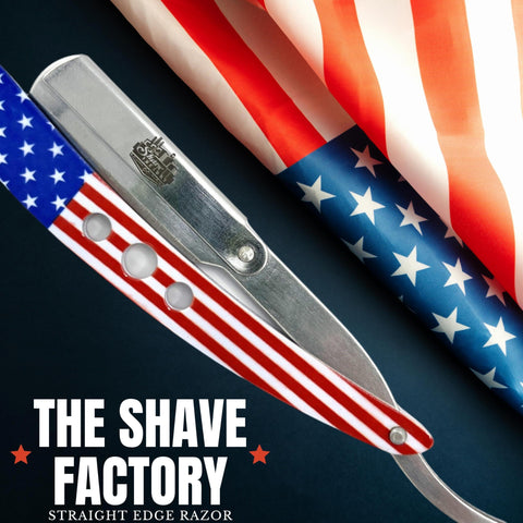 The Shave Factory Straight Edge Razor Kit (USA/Derby Professional Single Edge Razor Blades)