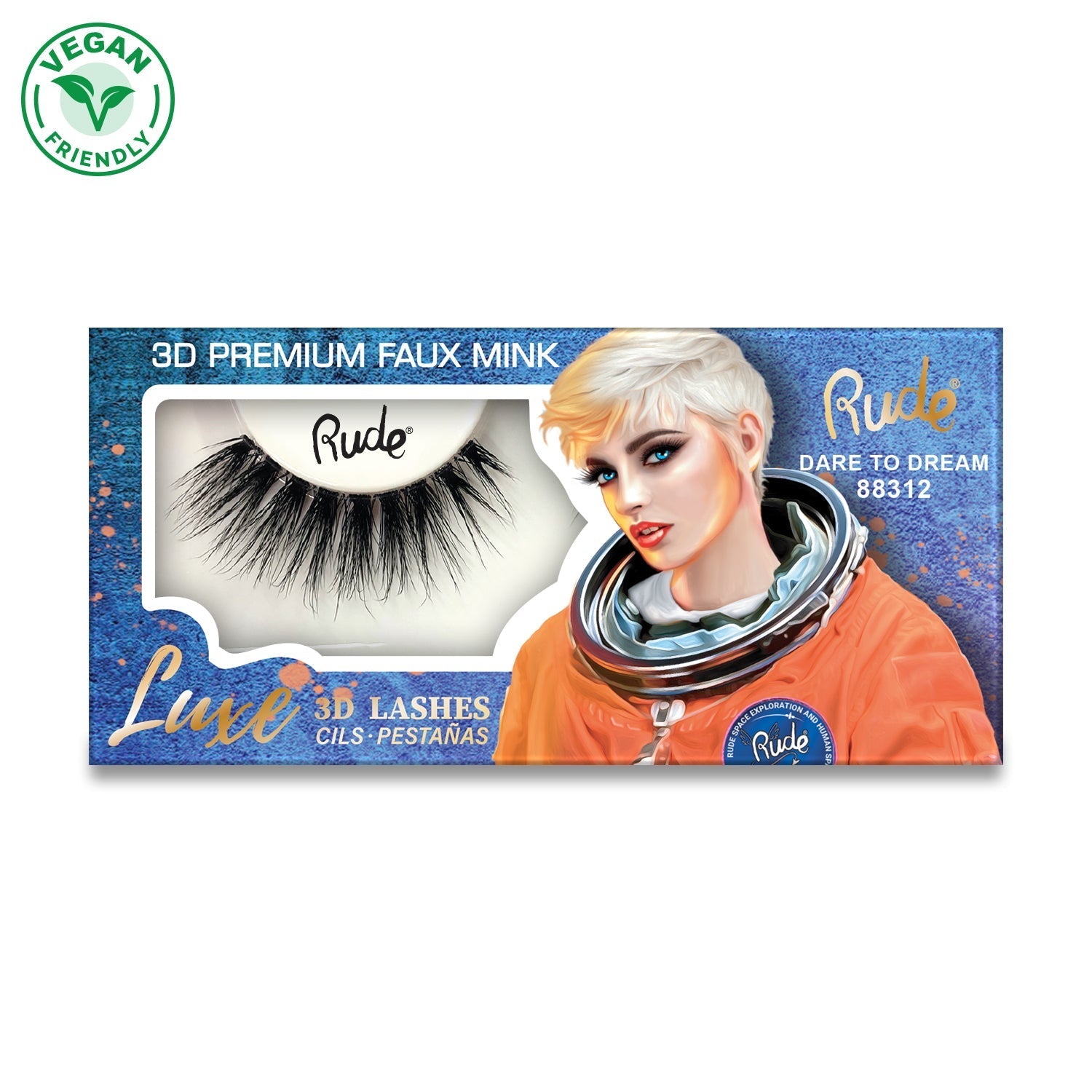 RUDE Luxe 3D Premium Faux Mink Lashes