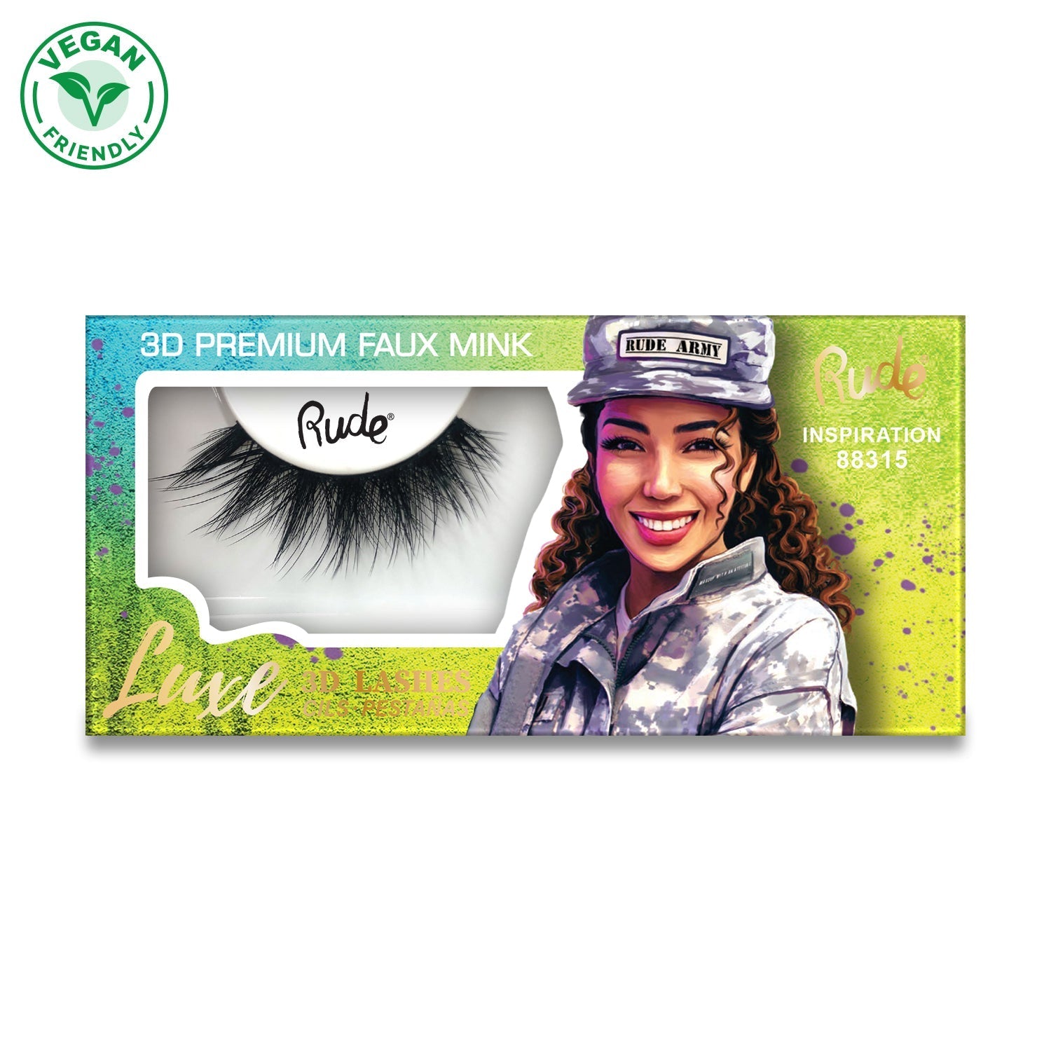 RUDE Luxe 3D Premium Faux Mink Lashes