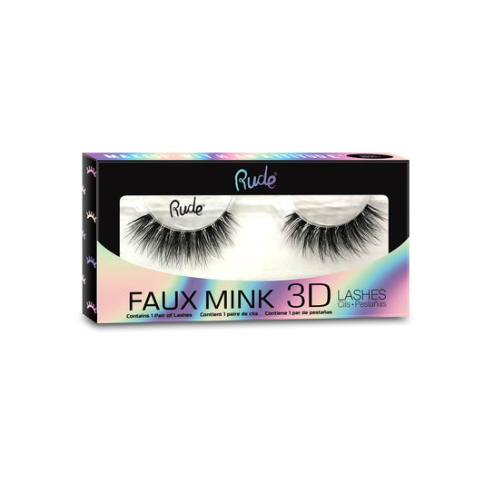 RUDE Faux Mink 3D Lashes - Metamorphic