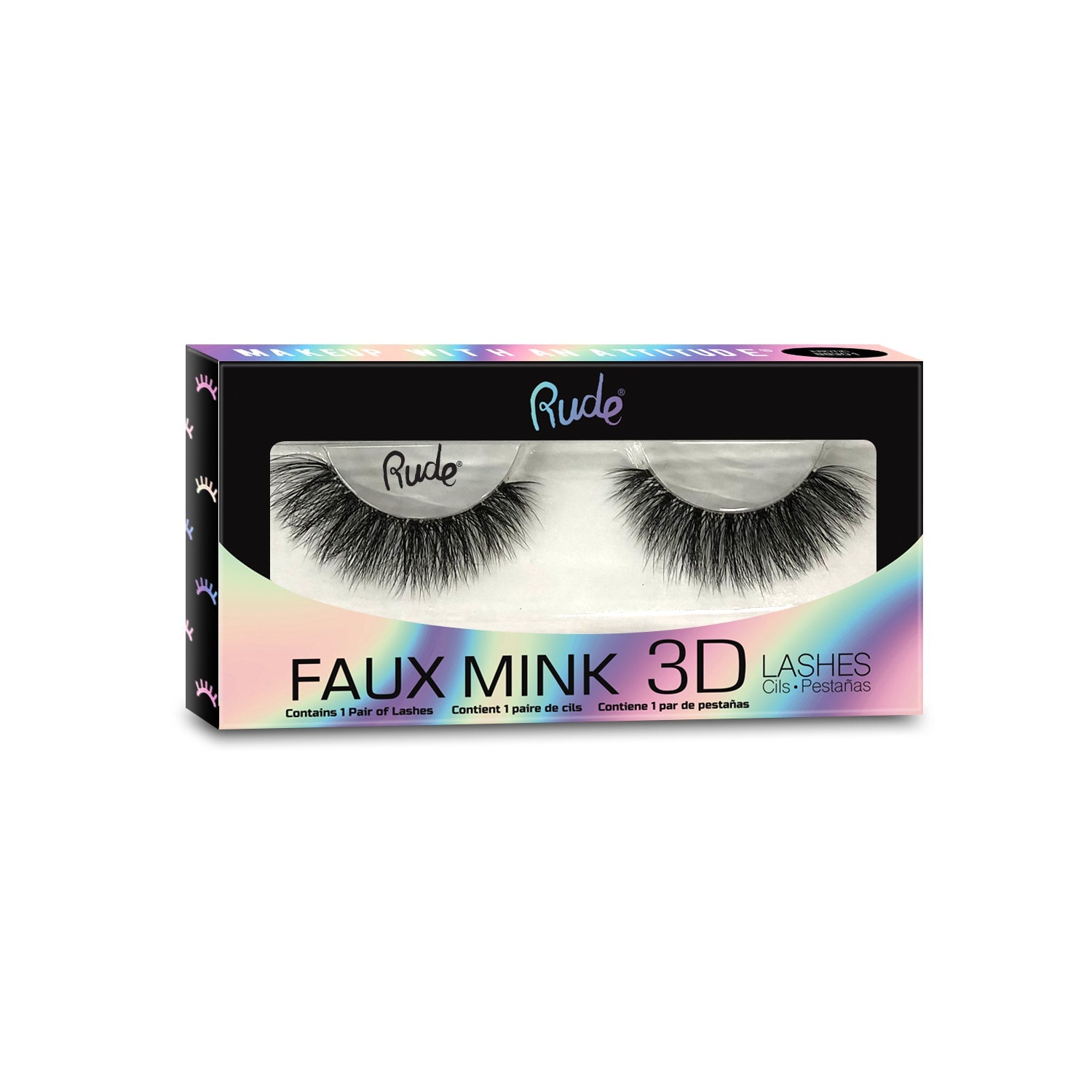 RUDE Faux Mink 3D Lashes - Narcissist