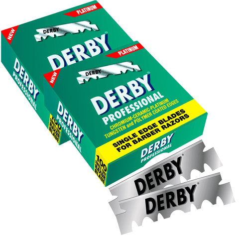 Derby Prof Single Edge Razor Blades 100ct