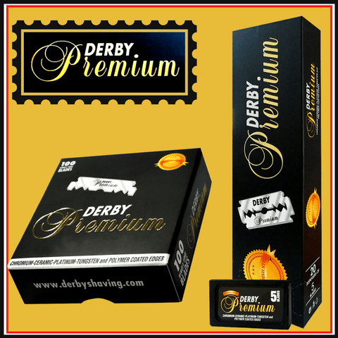 Derby Premium Single Edge Razor Blades 100 Pcs