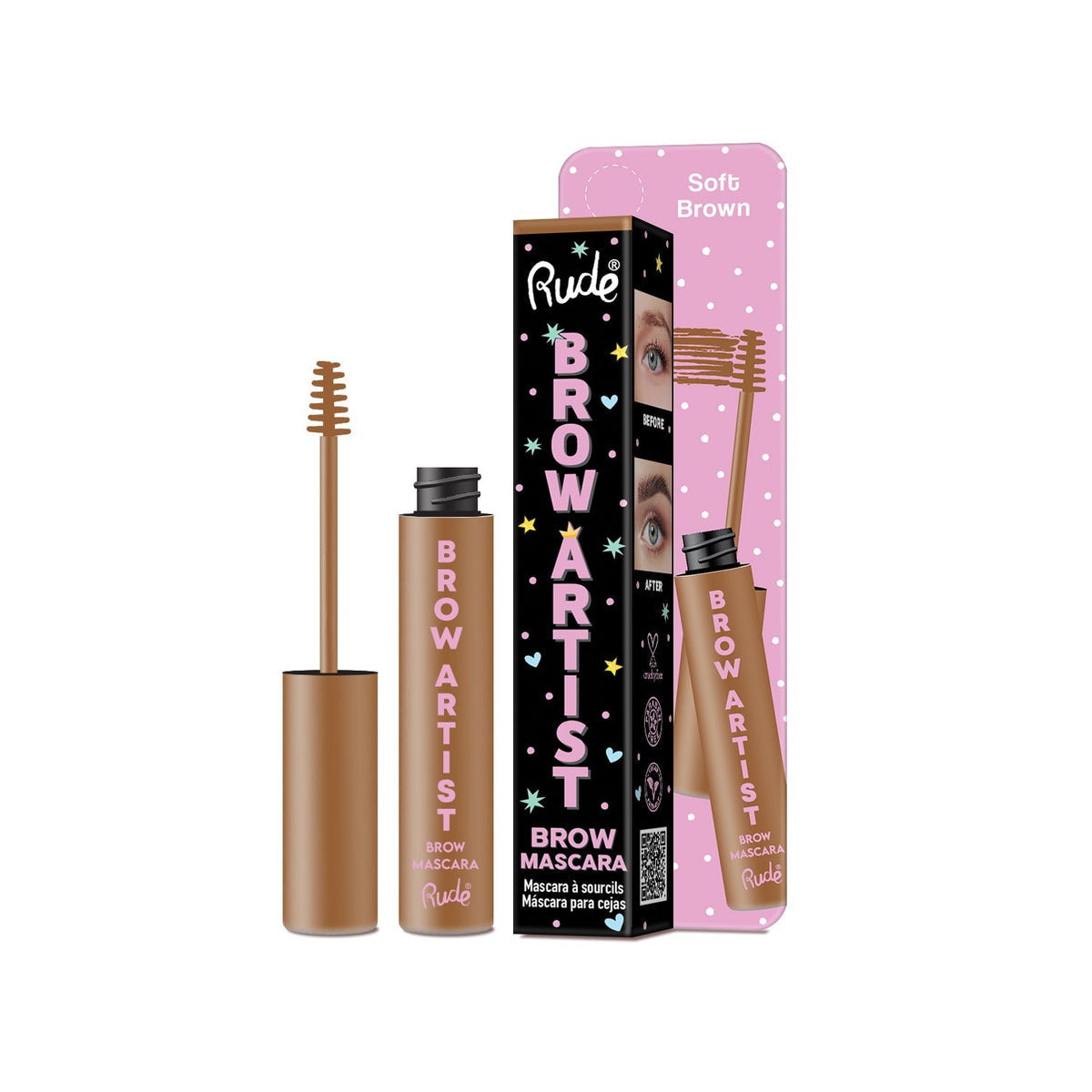 RUDE Brow Artist Brow Mascara