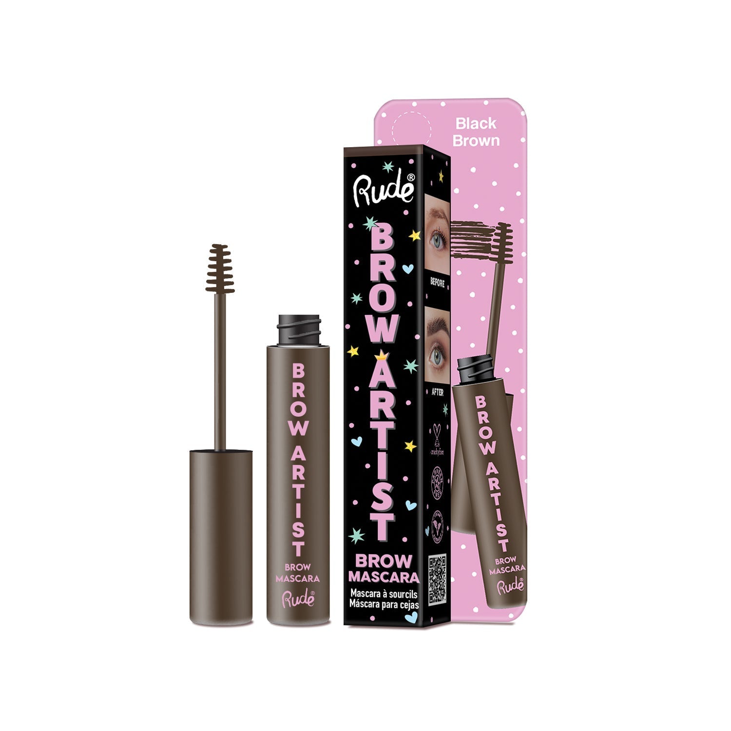 RUDE Brow Artist Brow Mascara