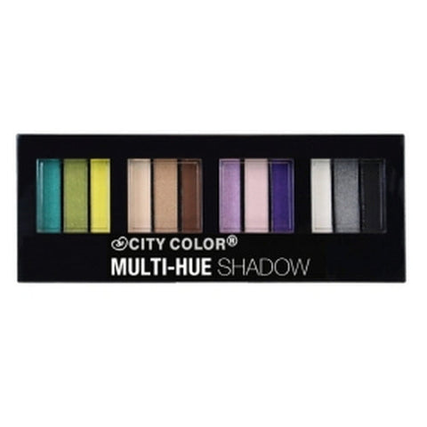 CITY COLOR Multi-Hue Eye Shadow Palette - 12 Shades