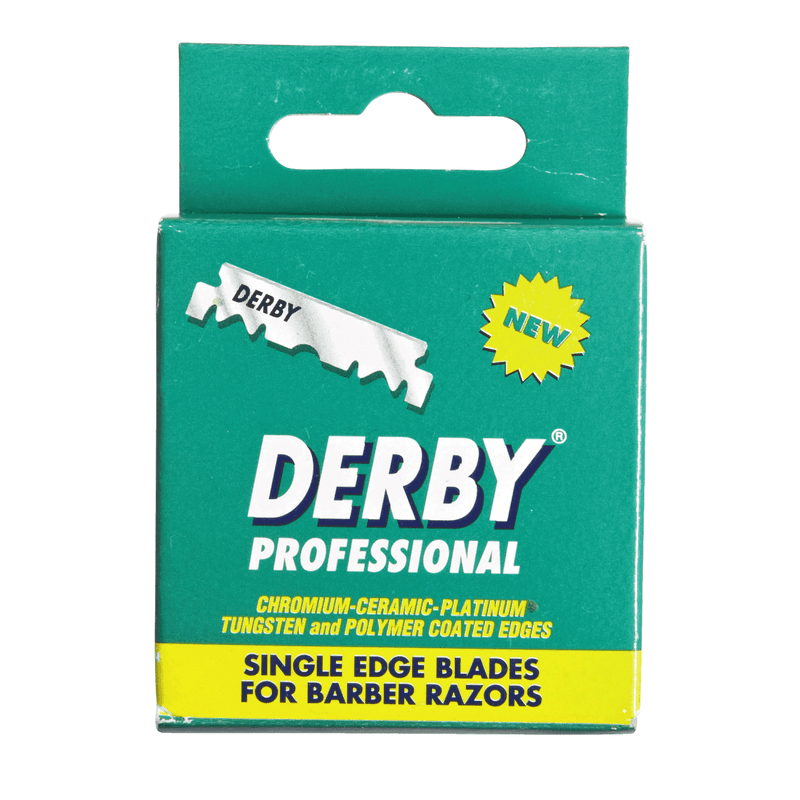 Derby Prof Single Edge Razor Blades Hanging