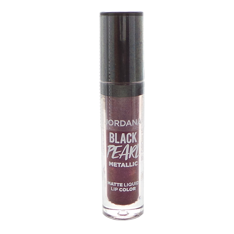 JORDANA Limited Edition Black Pearl Metallic Matte Liquid Lip Color