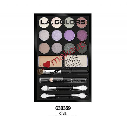 L.A. COLORS I Heart Makeup Drama Eye Palette