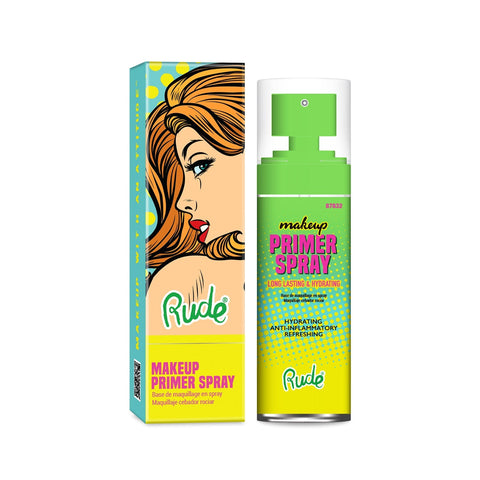 RUDE Make Up Primer Spray Paper Display Set, 12 Pieces