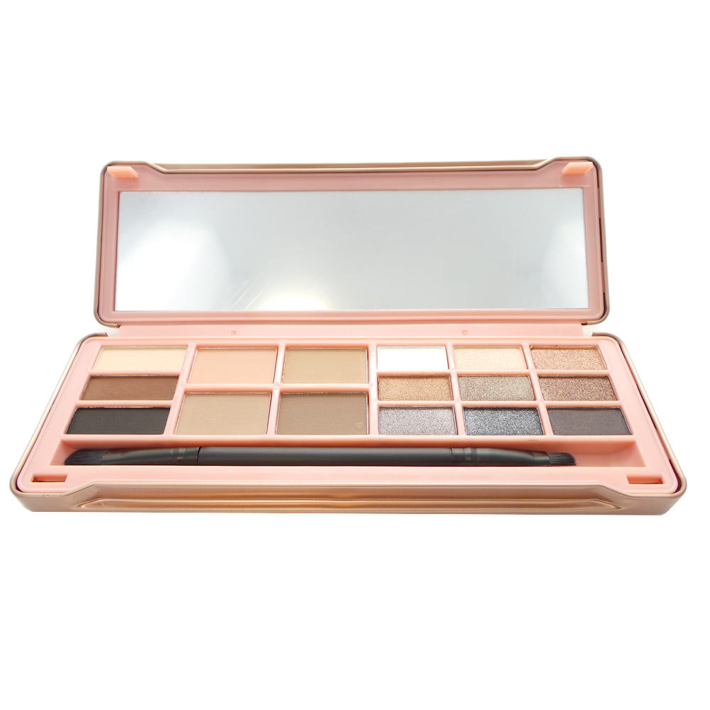 OKALAN 16 Shade Natural Eyeshadow Palette - A