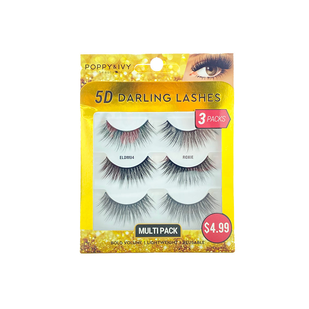 ABSOLUTE Poppy & Ivy 5D Darling Lashes (3-Pack)