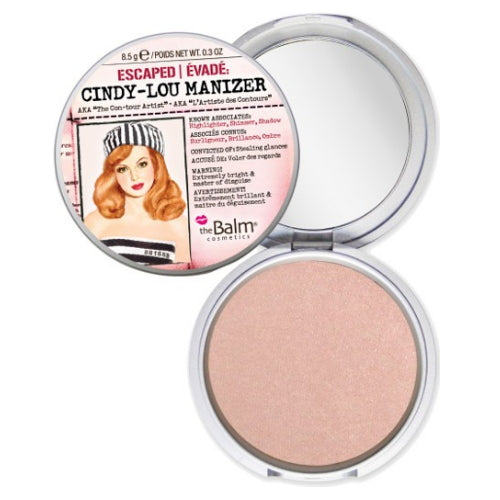 theBalm Cindy-Lou Manizer Highlighter, Shadow & Shimmer - Peachy Pink 