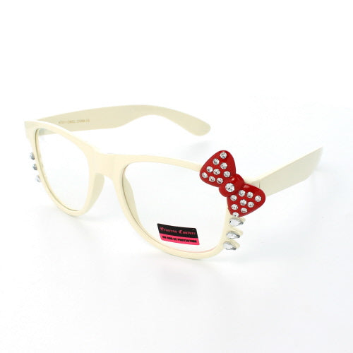 KITTY Junior Fashion Glasses Wayfarer KT01DCML