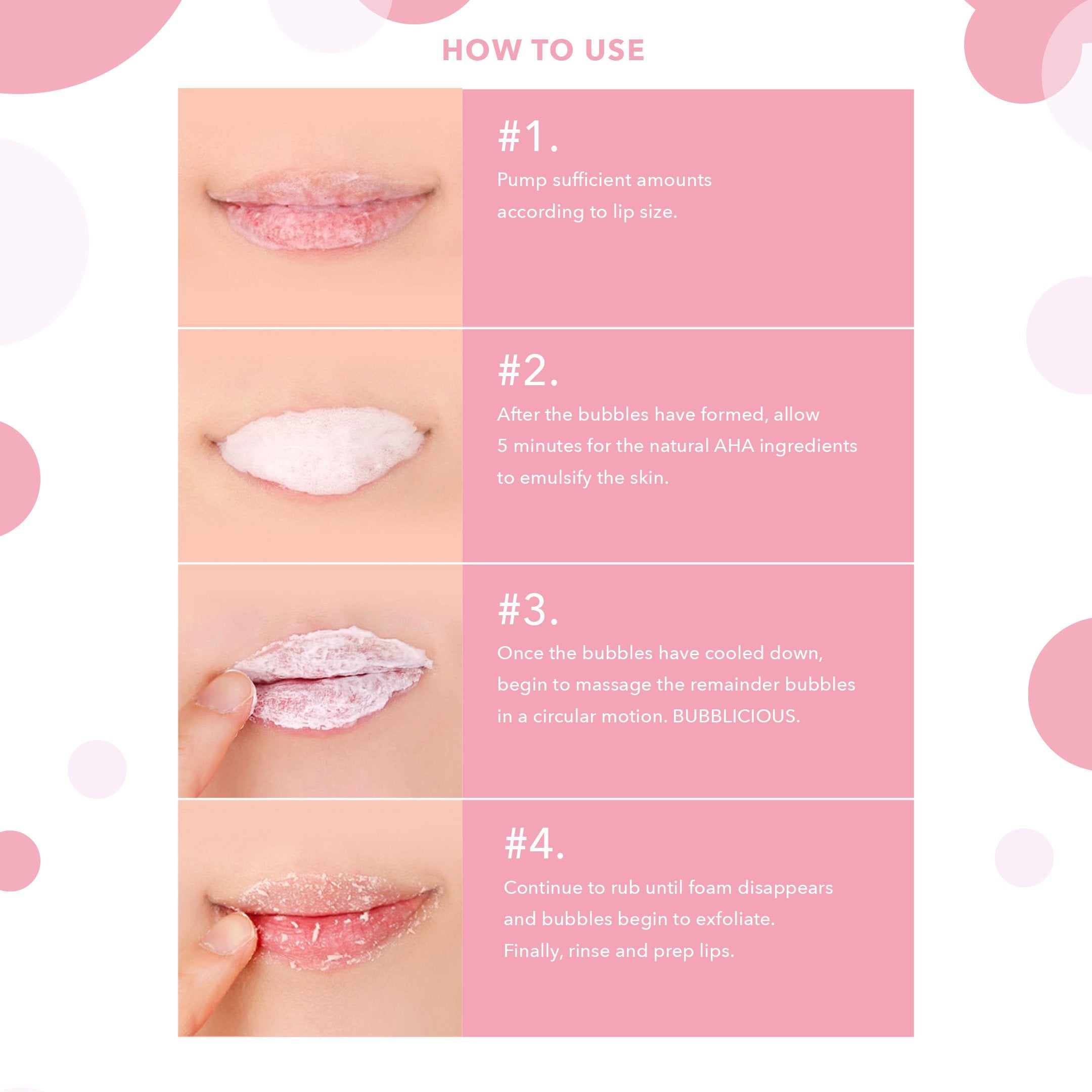 RUDE Bubblelicious Lip Exfoliator