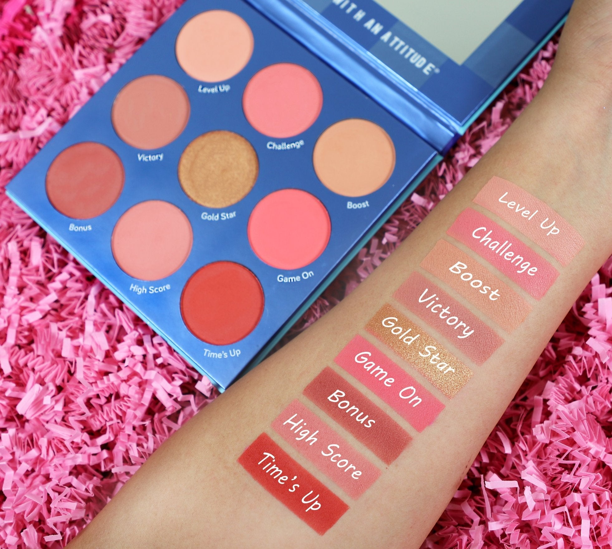 RUDE Blush Crush 9 Color Blush Palette - Level Up