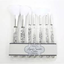 BEAUTY CREATIONS Liquid Sparkle Silver 7 Pc Brush Set