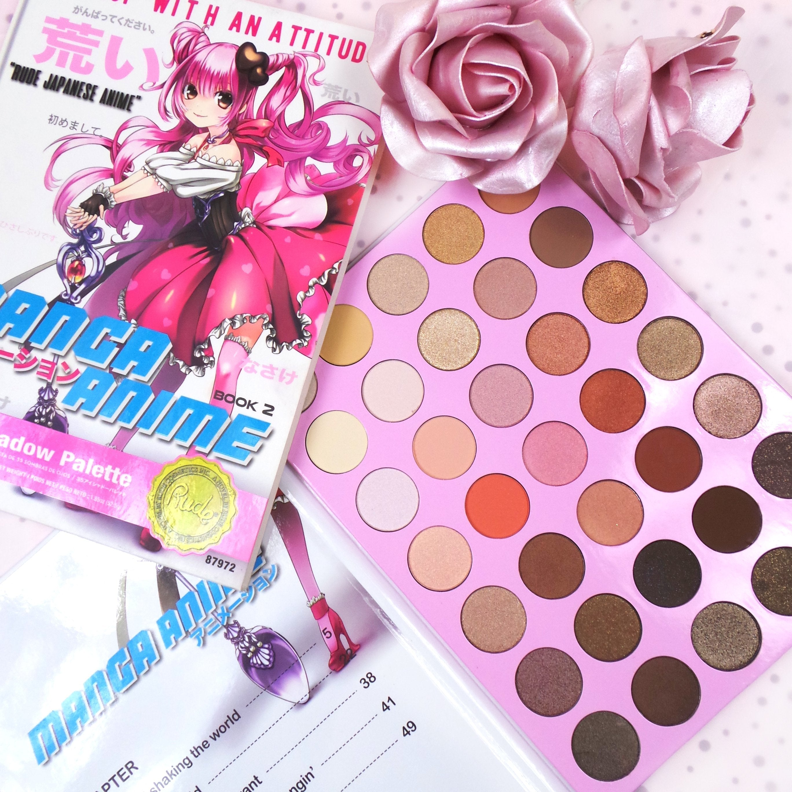 RUDE Manga Anime 35 Eyeshadow Palette - Book 2