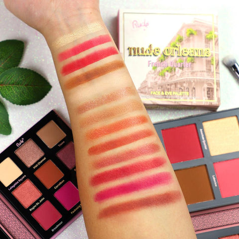 RUDE Nude Orleans Face & Eye Palette