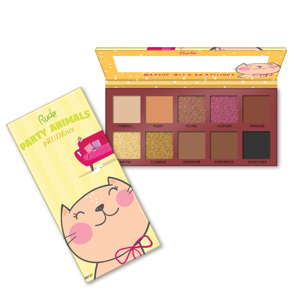 RUDE Party Animals 10 Eyeshadow Palette