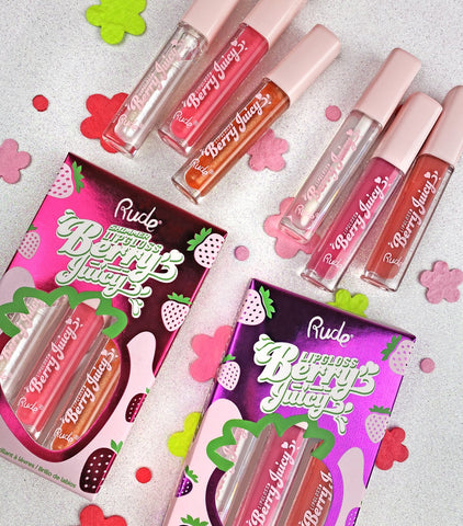 RUDE Berry Juicy Lip Gloss Set - Lip Gloss