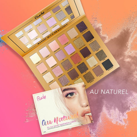 RUDE Au Naturel - 30 Eyeshadow Palette