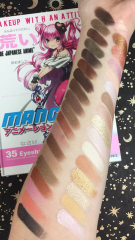 RUDE Manga Anime 35 Eyeshadow Palette - Book 2