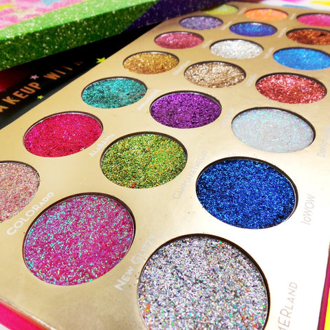 RUDE United Shades of Glitter - 21 Pressed Glitter Palette