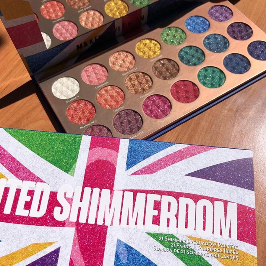 RUDE United Shimmerdom - 21 Shimmer Eyeshadow Palette